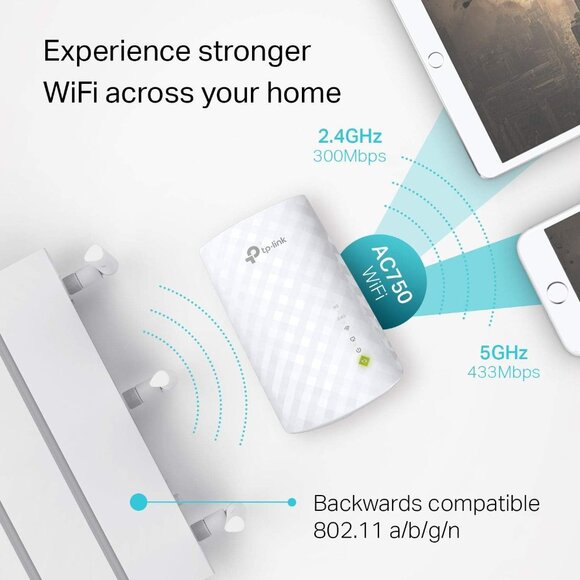 NEW TP-Link AC750 WiFi Range Extender Dual Band Cloud App Control Up to 750Mbps - Picture 4 of 8